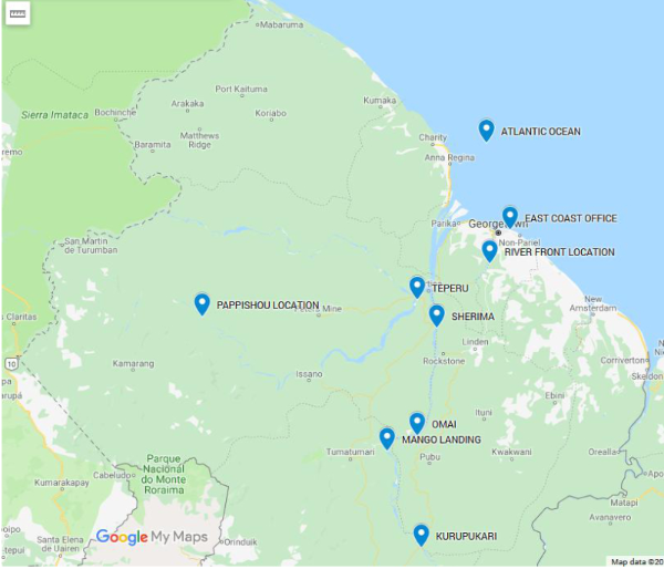Map of Blackrock Development Company locations